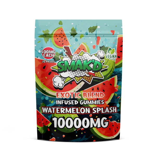 Smak'd Exotic Blend THC Infused Gummies I 10,000mg