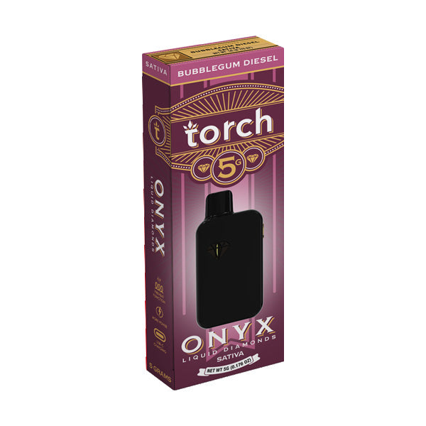 Torch Onyx THC-A Liquid Diamonds Disposable Vape | 5G