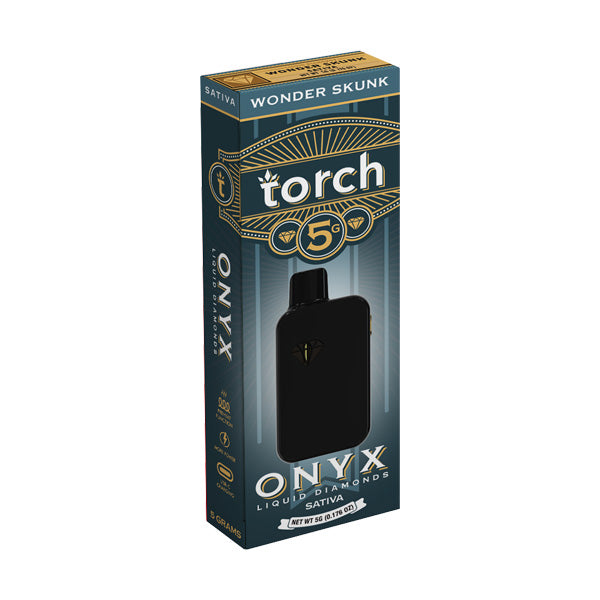 Torch Onyx THC-A Liquid Diamonds Disposable Vape | 5G