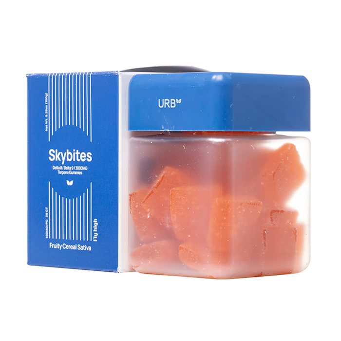 URB Cloud 9 Skybites Delta 8 + Delta 9 Gummies 3000mg