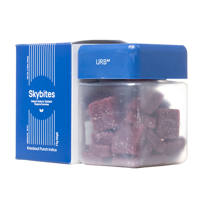 URB Cloud 9 Skybites Delta 8 + Delta 9 Gummies 3000mg