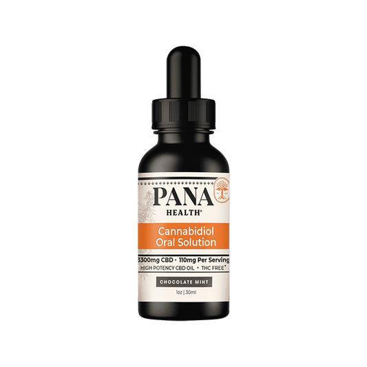 PANA Health Max Strength CBD Oil - Chocolate Mint - 3300mg