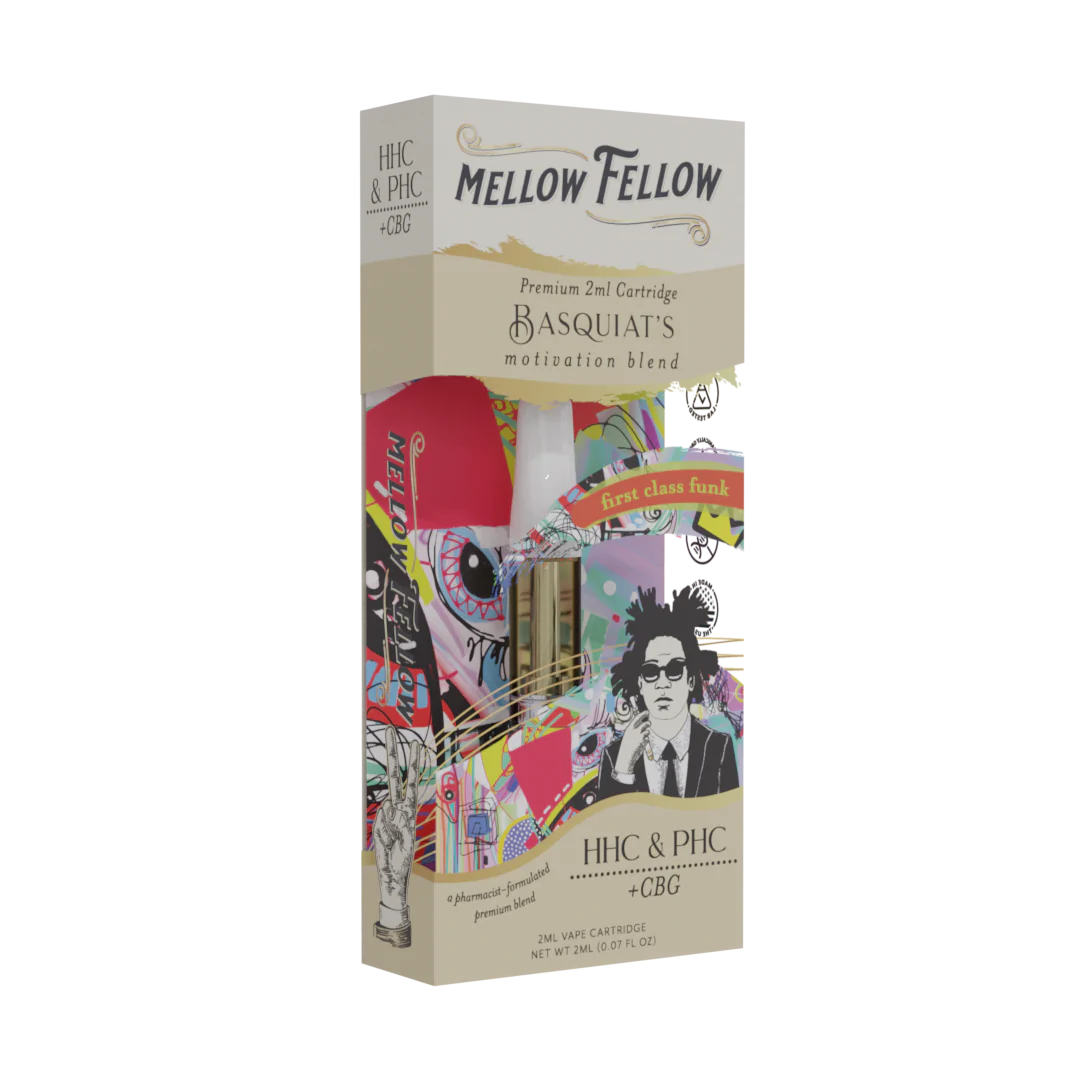 Mellow Fellow Basquiat's Motivation Blend - 2ml Vape Cartridge - First Class Funk