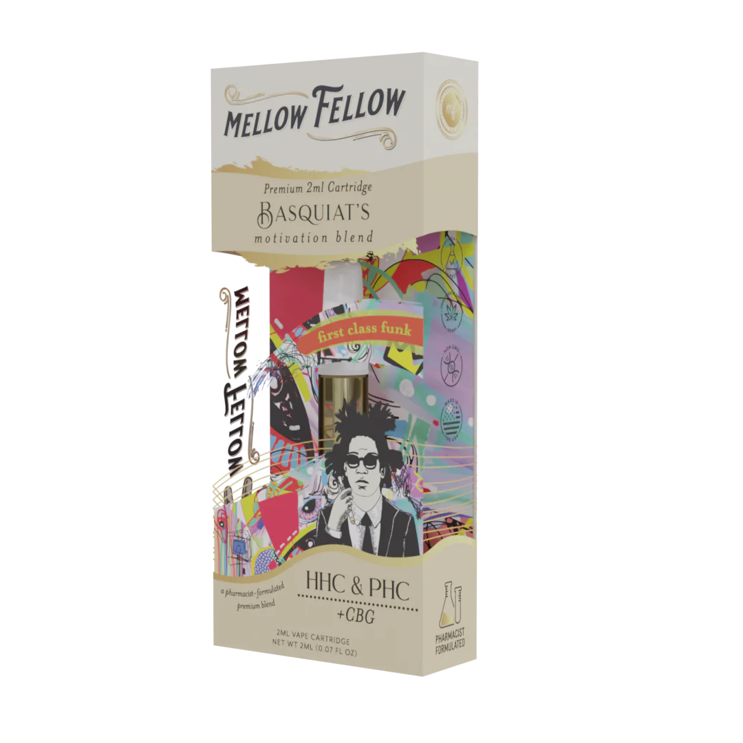 Mellow Fellow Basquiat's Motivation Blend - 2ml Vape Cartridge - First Class Funk