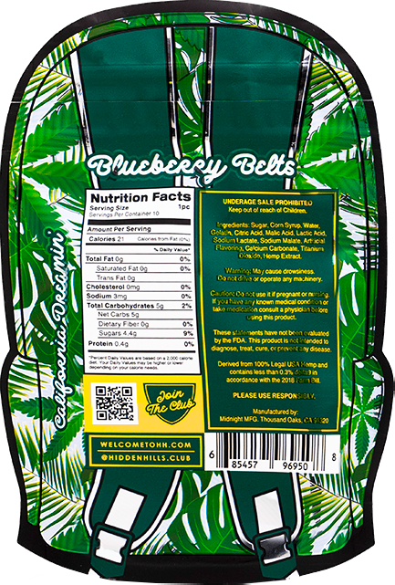 Hidden Hills Live Resin THC Gummies | 3000mg
