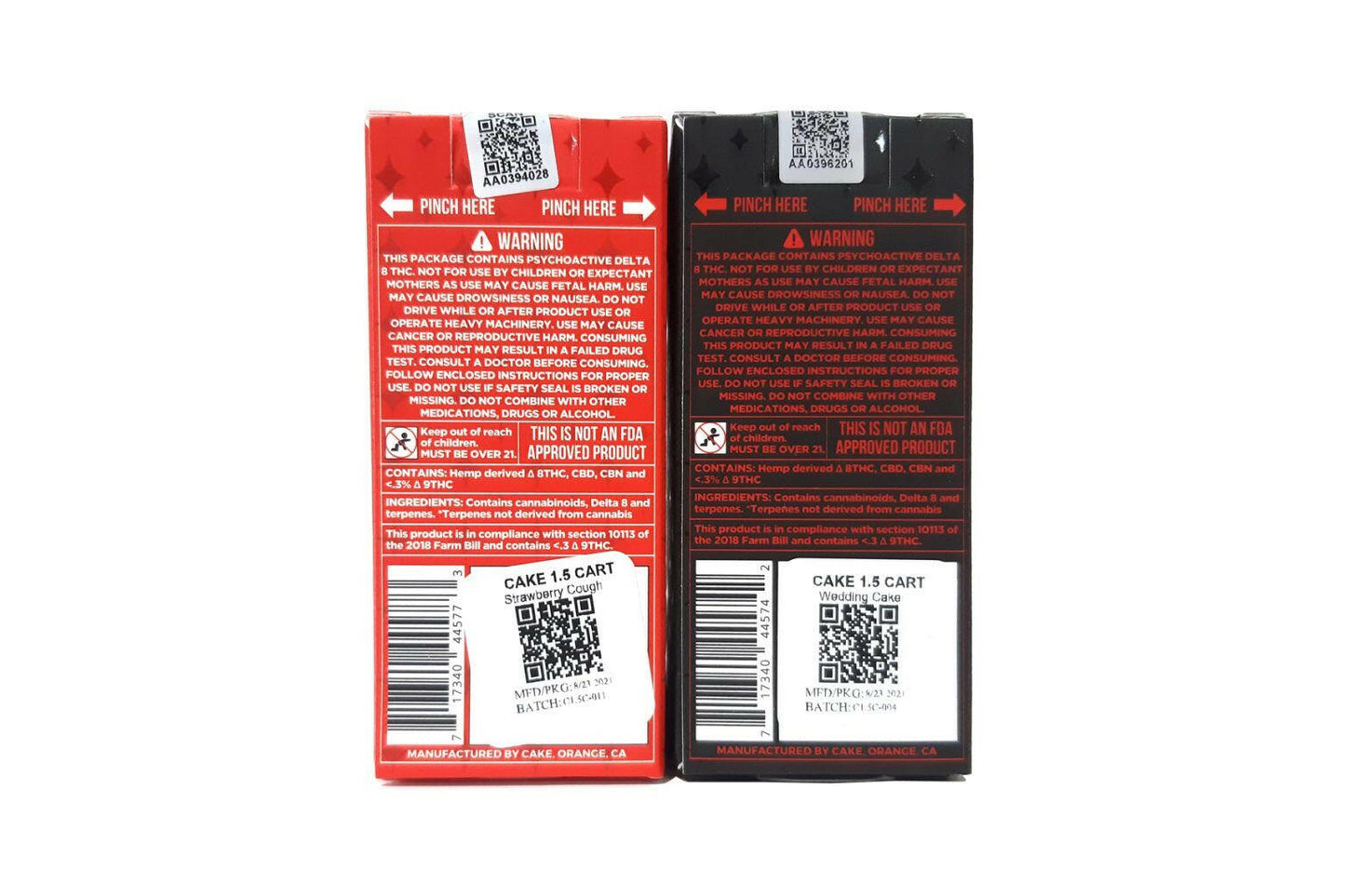 Cake Delta 8 1010 kit Replacement Cartridges (1.5g)