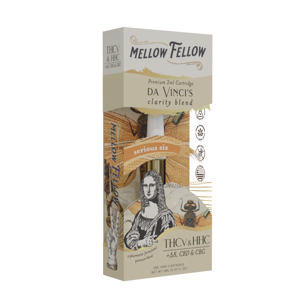 Mellow Fellow Da Vinci's Clarity Blend - 2ml Vape Cartridge - Serious Six
