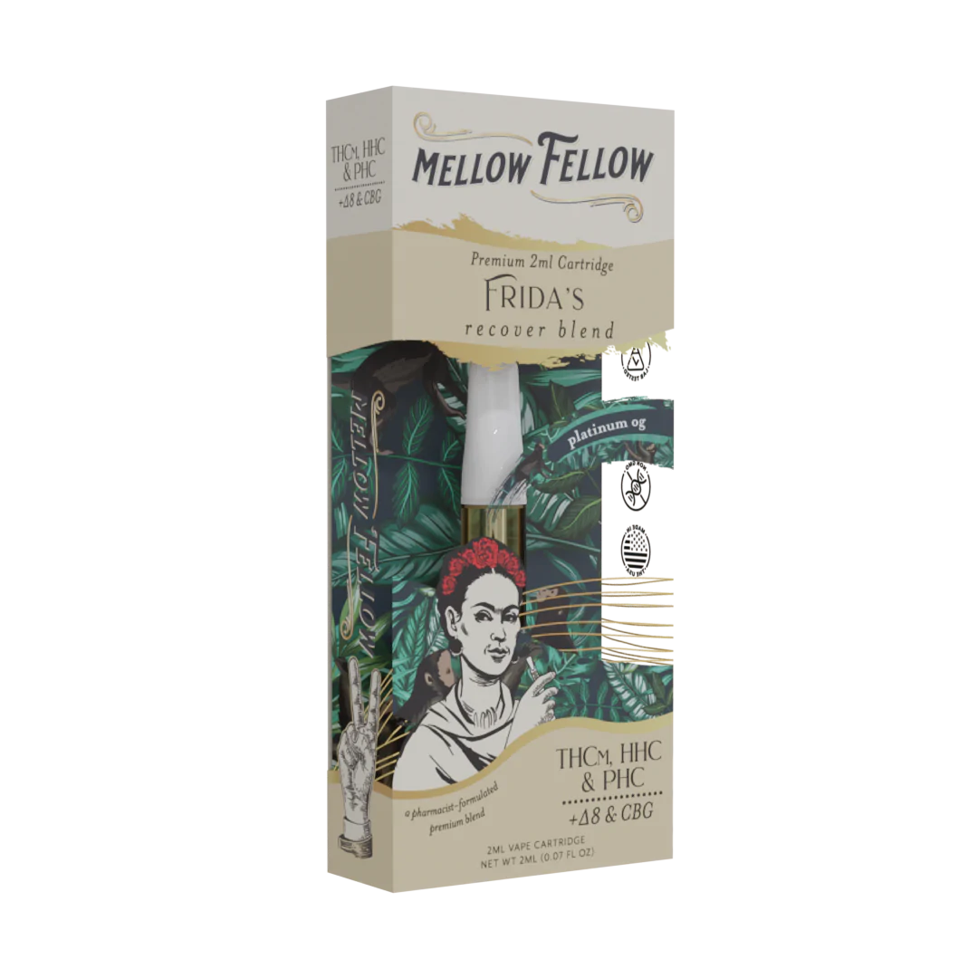 Mellow Fellow Frida's Recover Blend - 2ml Vape Cartridge - Platinum OG