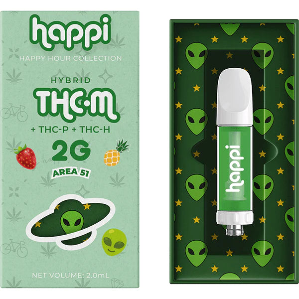 HAPPI THC-M Premium Vape Cartridges I 2G