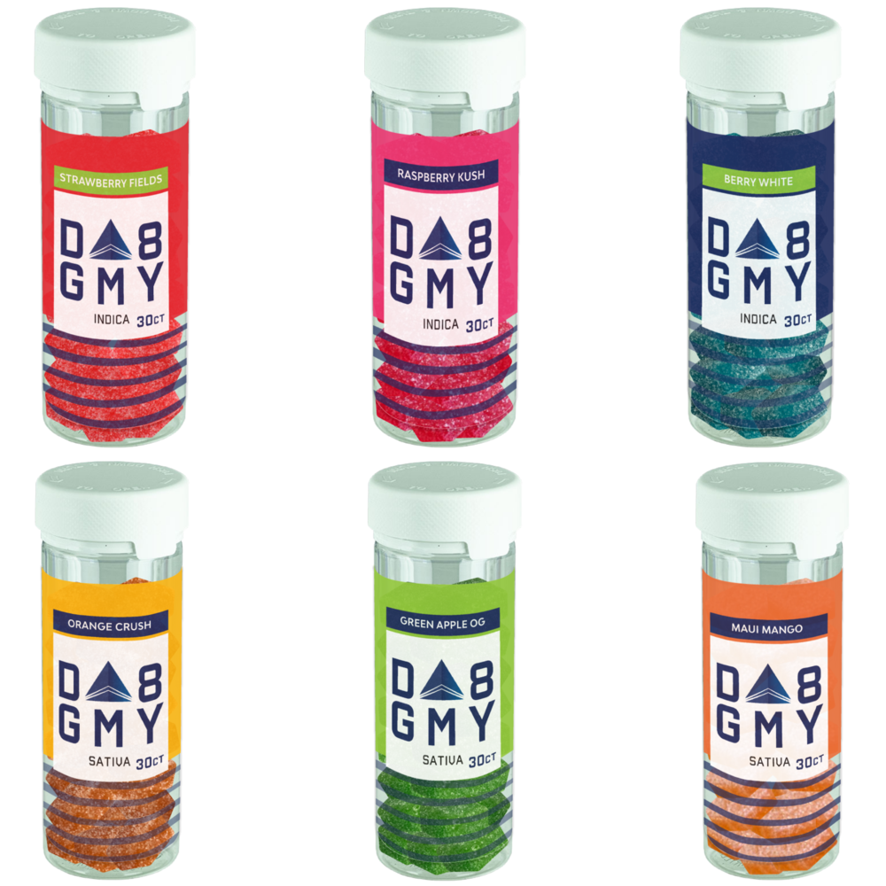 D8 GMY Delta-8 THC Gummies | Sativa & Indica