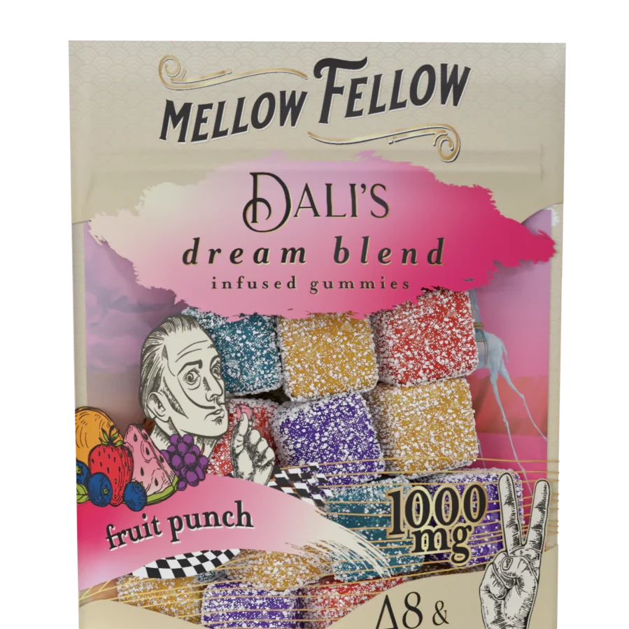 Mellow Fellow Dali’s Dream Blend M-Fusions Gummies I 1000mg