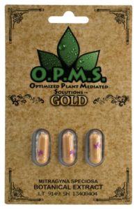 OPMS Gold Kratom Extract Capsules