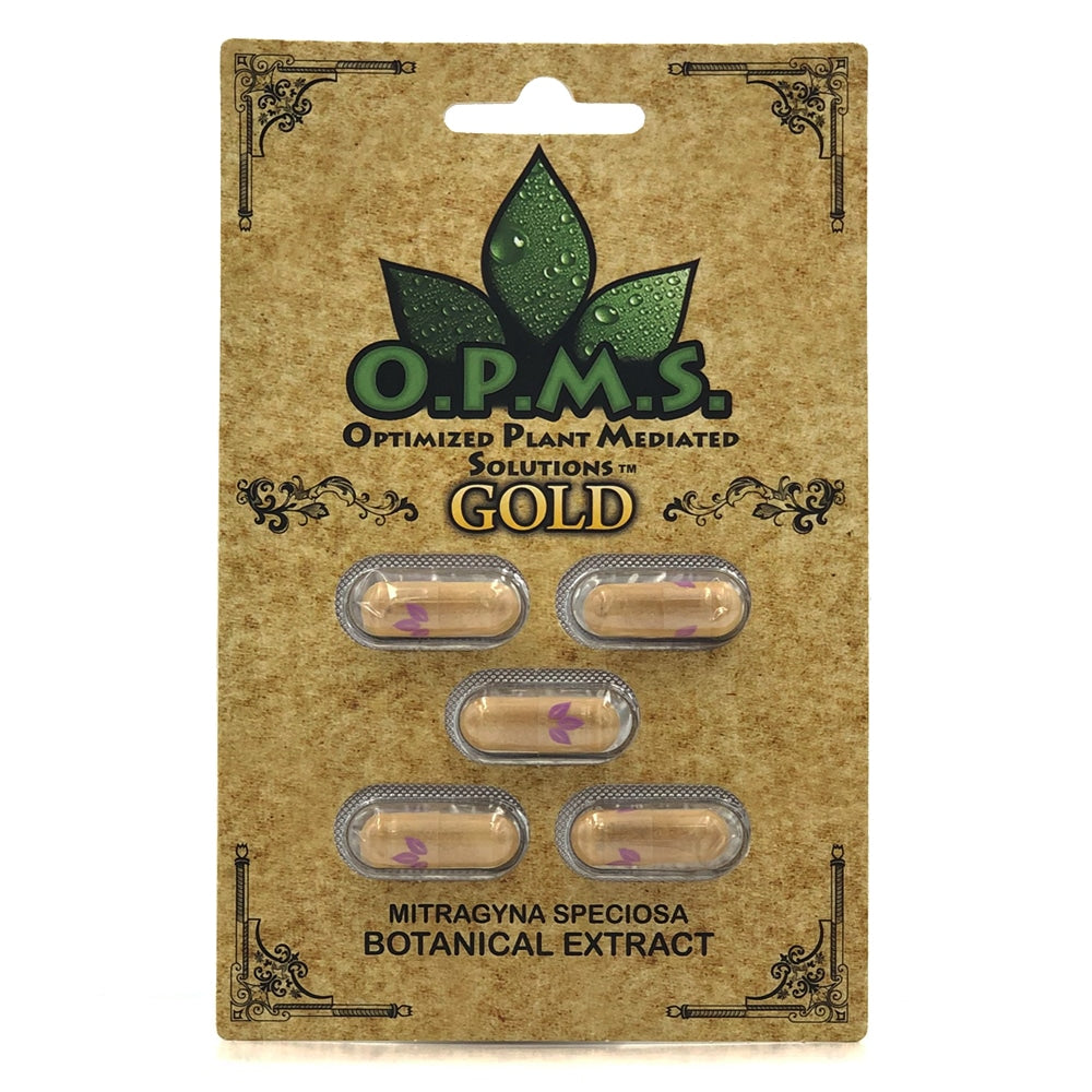 OPMS Gold Kratom Extract Capsules