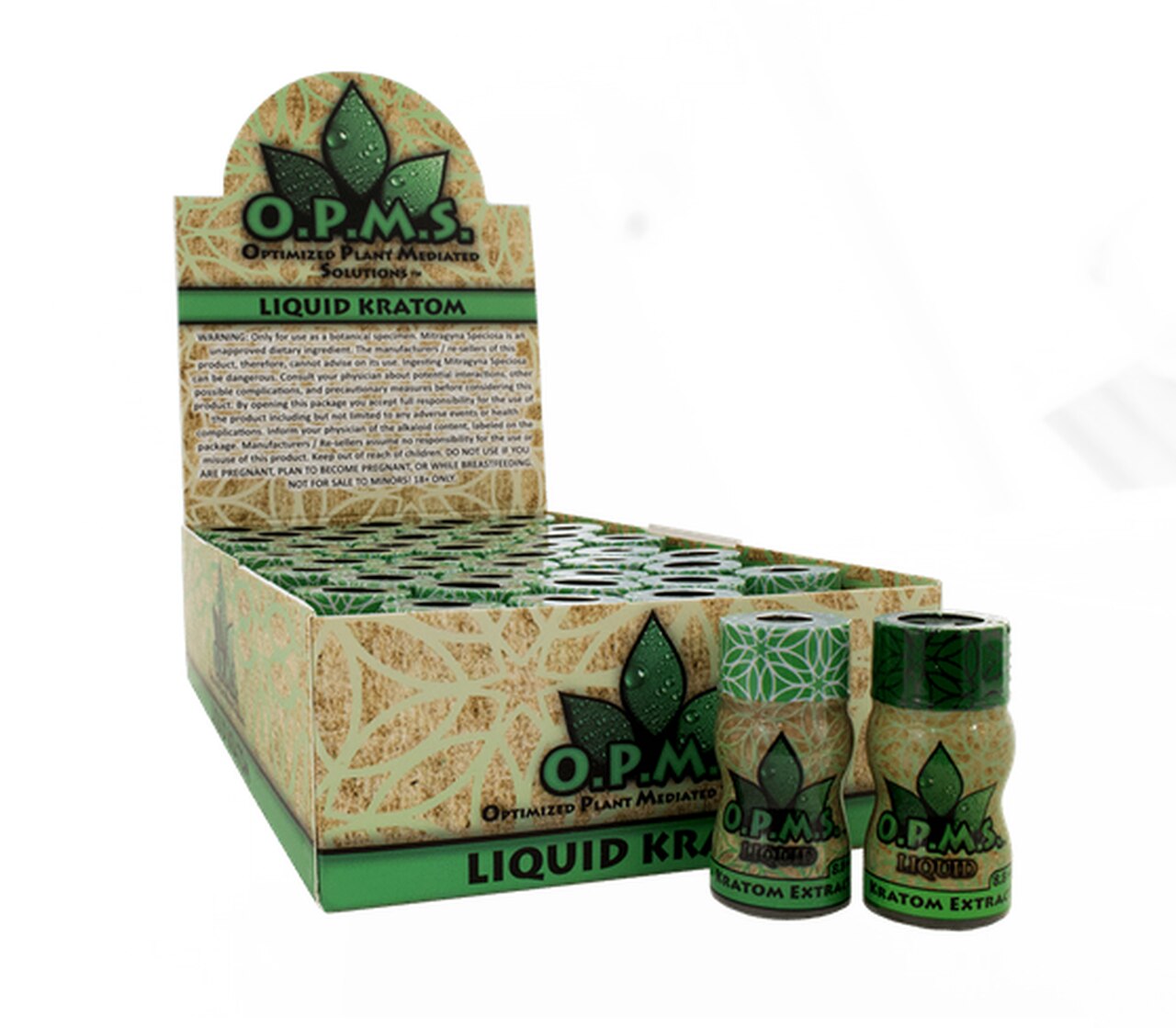 OPMS Gold LIQUID Kratom Extract Shot 8.8ml