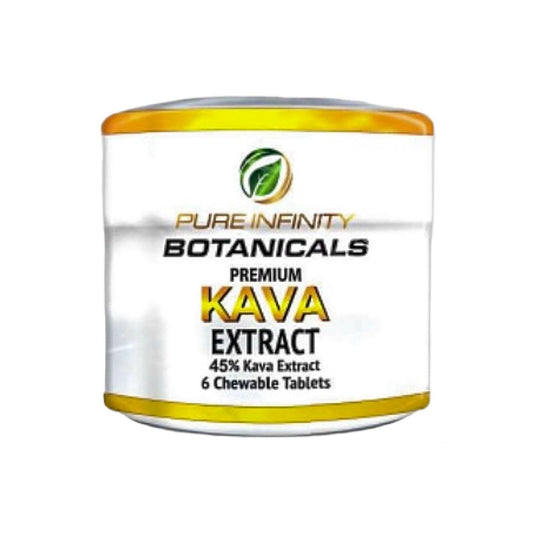 Pure Infinity Botanicals Kava Kratom Extract 6 Tablets