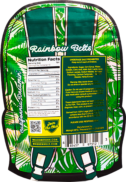 Hidden Hills Live Resin THC Gummies | 3000mg