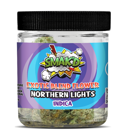 Smak'd Exotic Blend Delta 8 + CBN Flower I 10G Jar