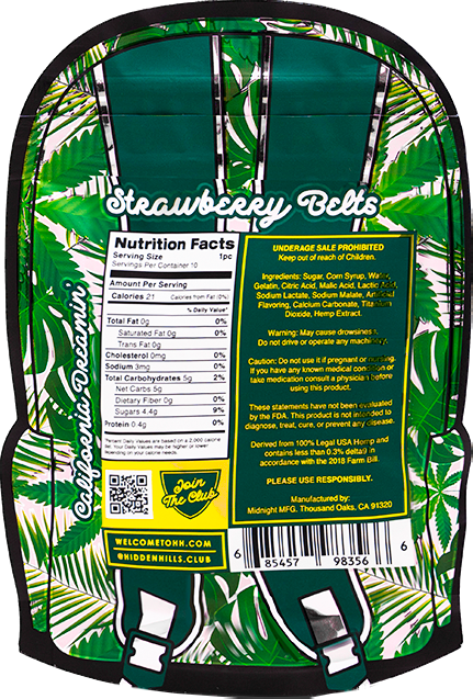 Hidden Hills Live Resin THC Gummies | 3000mg