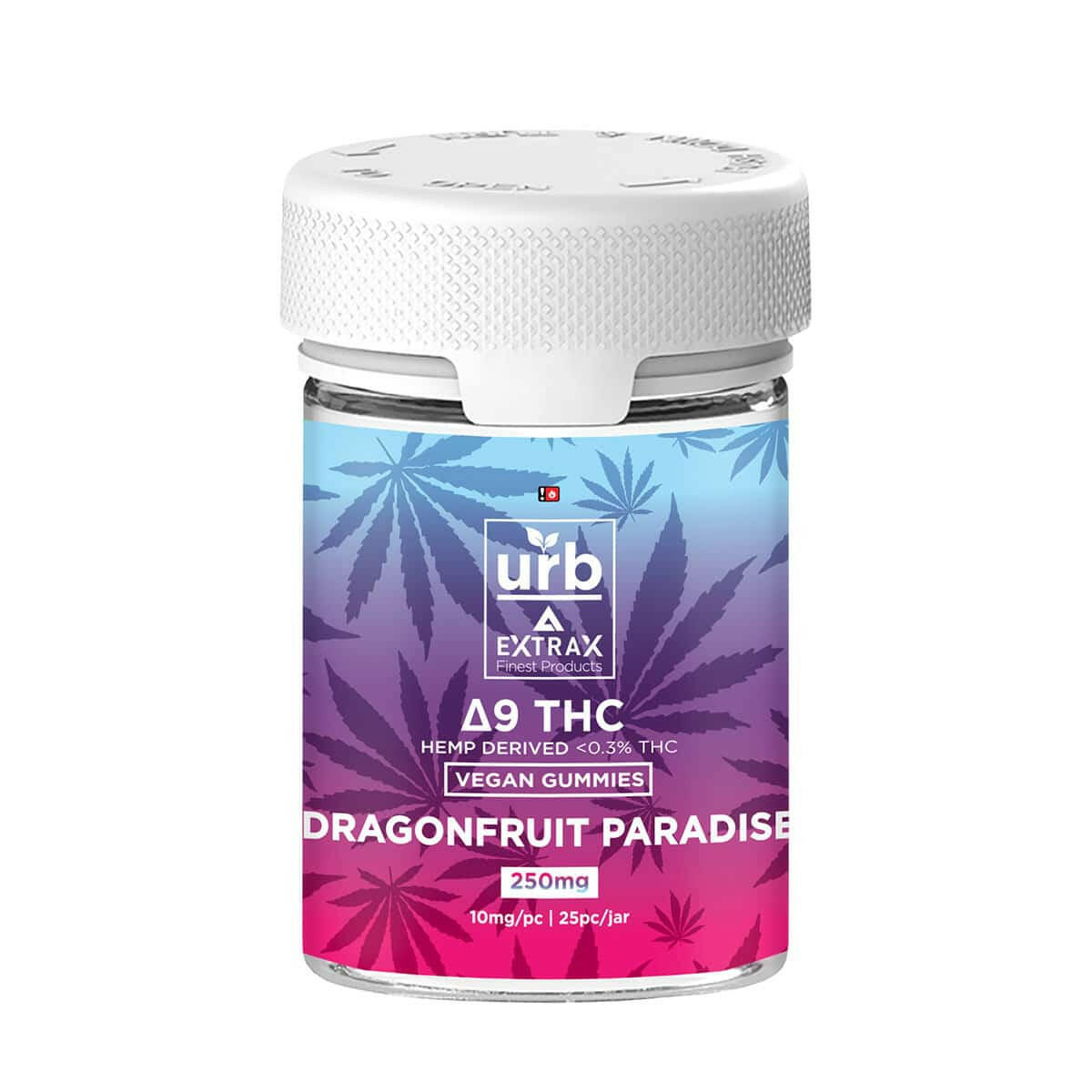 Urb Delta 9 THC Gummies 250MG | 25 count