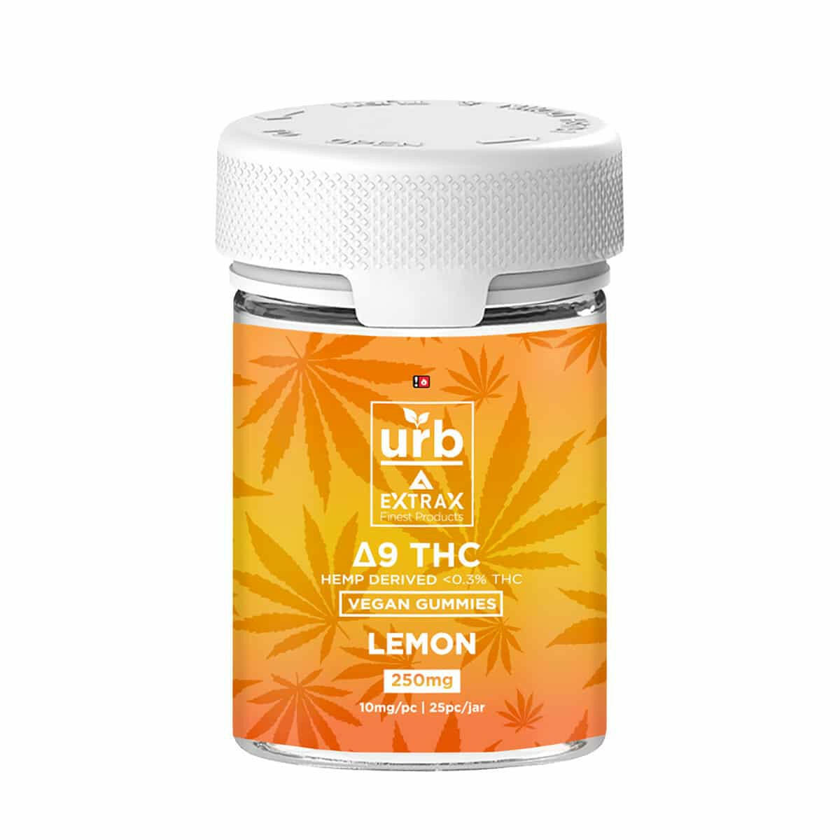 Urb Delta 9 THC Gummies 250MG | 25 count