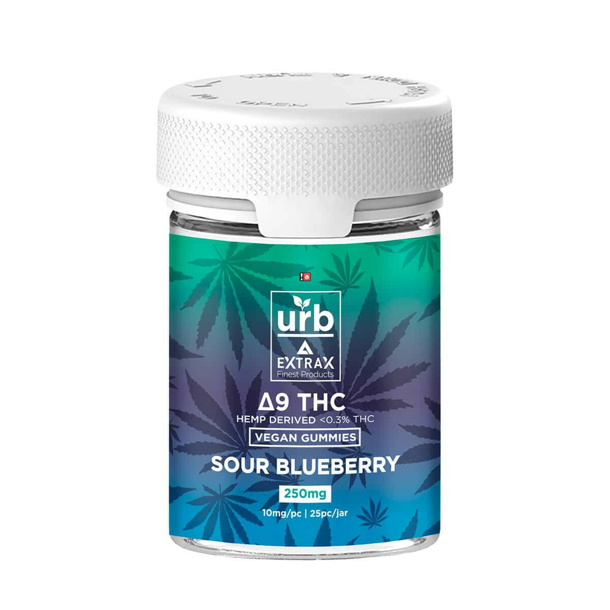 Urb Delta 9 THC Gummies 250MG | 25 count