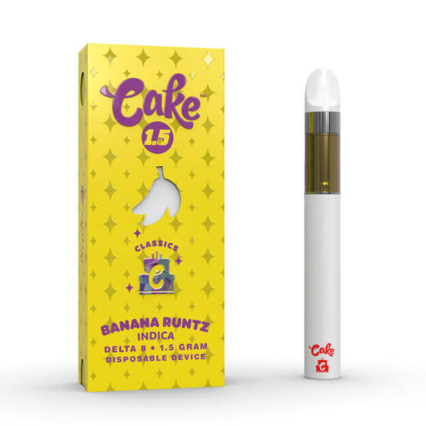 Cake Classics 1.5gm Delta 8 Disposable Vape Device