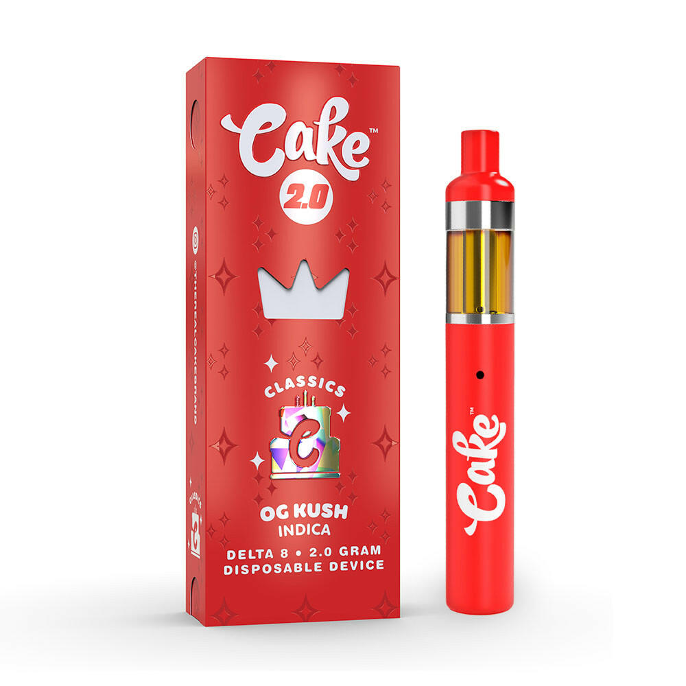 Cake Classics 2.0 Delta 8 Disposable Vape Device 2000MG