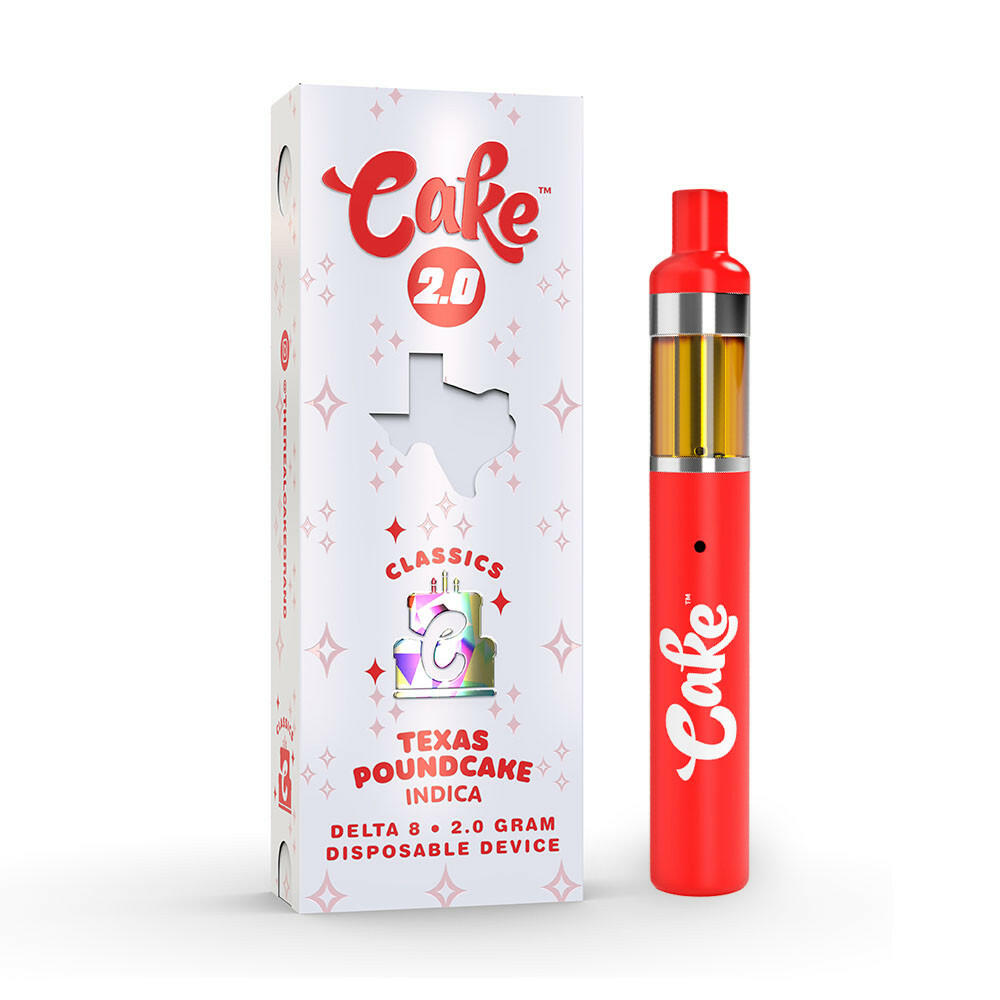 Cake Classics 2.0 Delta 8 Disposable Vape Device 2000MG