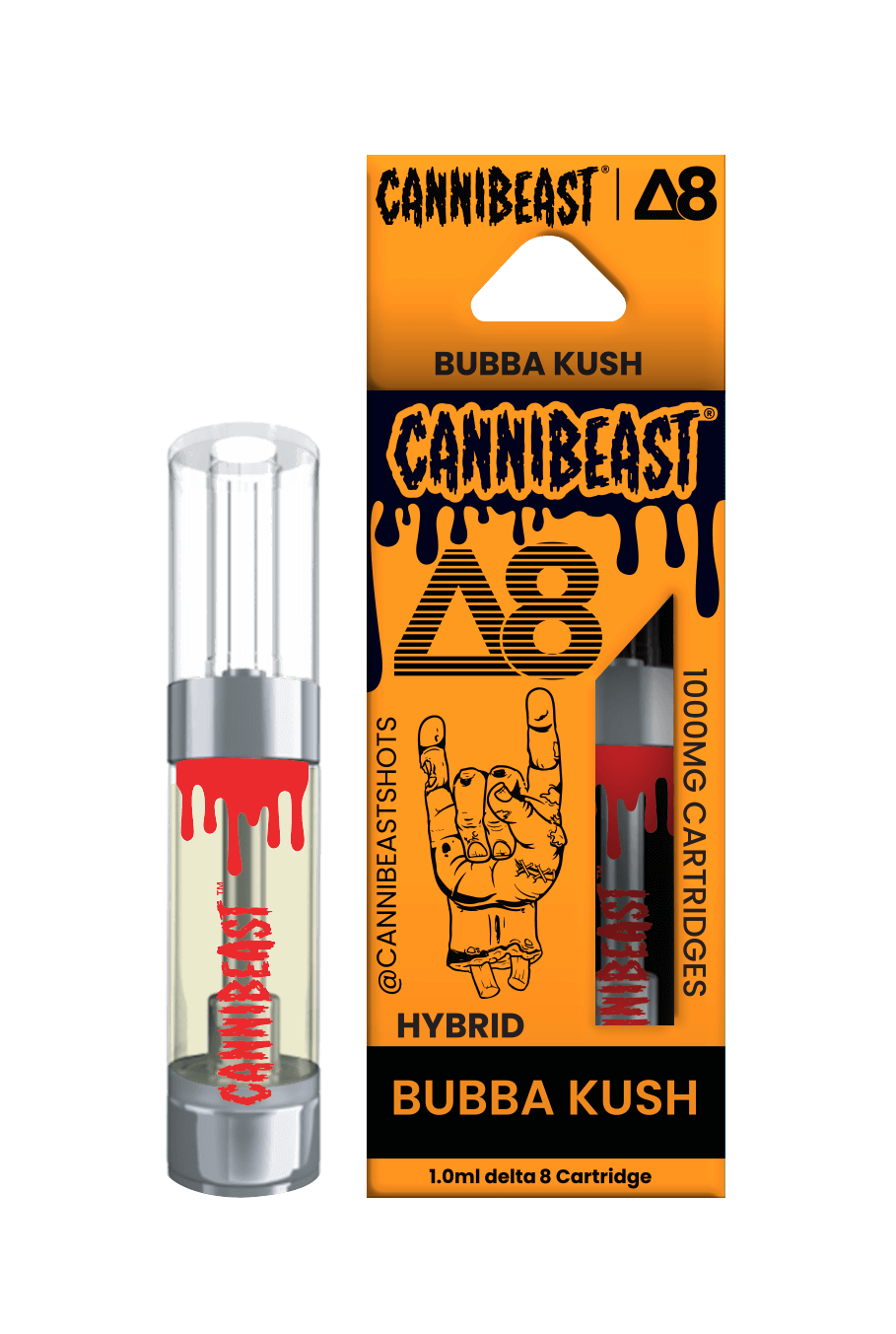 Cannibeast Delta 8 THC Vape Cartridge 1ml I 1000mg
