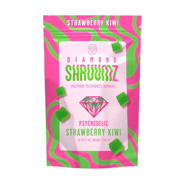 Diamond Shruumz Premium Microdose Psychedelic Gummies | 15 Piece