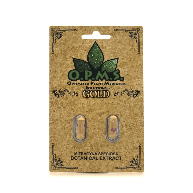 OPMS Gold Kratom Extract Capsules