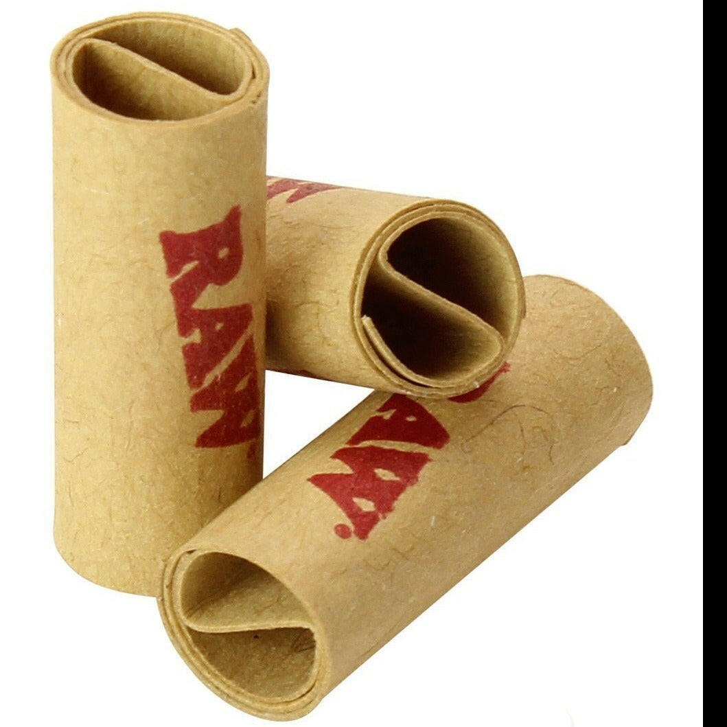 Raw Pre Rolled Rolling Paper Tips w/ Storage Tin (100-Pack)