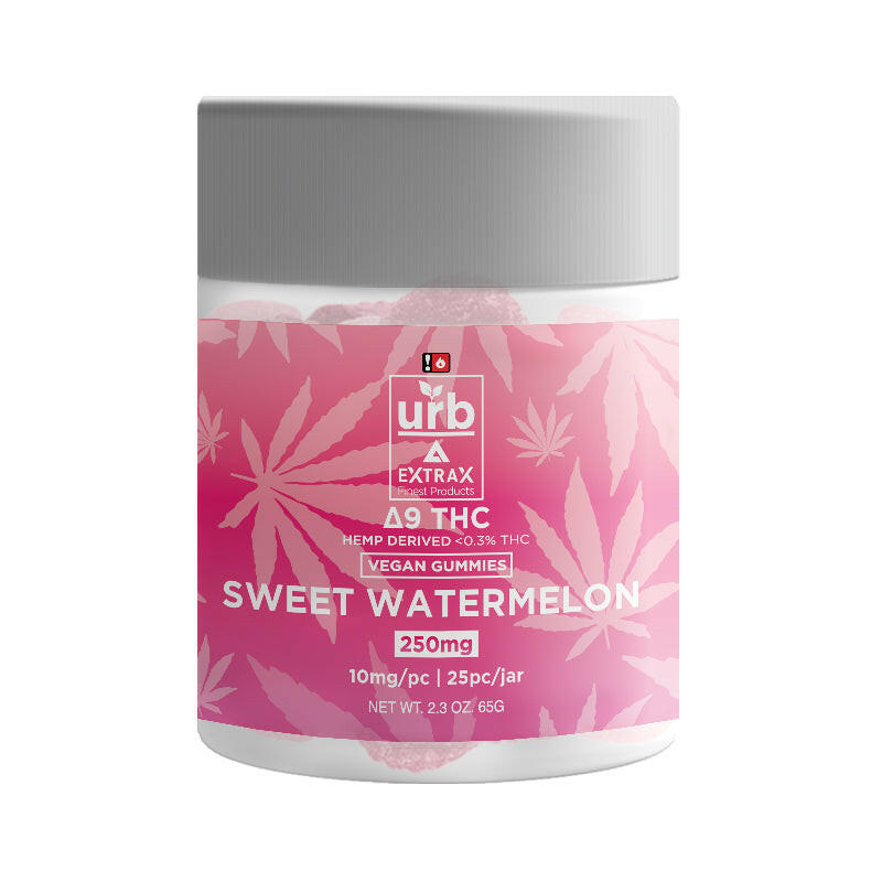 Urb Delta 9 THC Gummies 250MG | 25 count