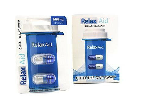 Relax Aid 600mg Capsules - Mood, Calmness, Relaxation