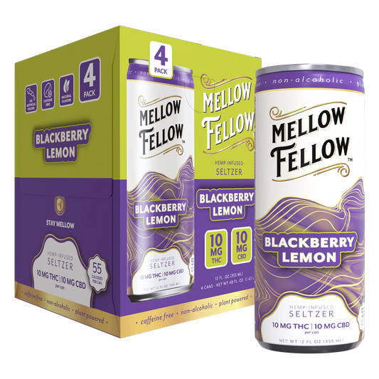Mellow Fellow-Delta 9 THC + CBD Seltzer Beverage I 20MG