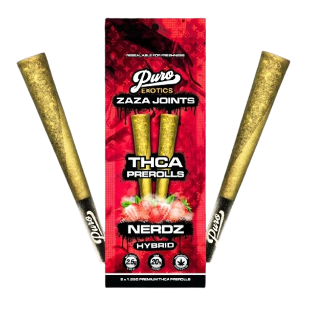 Puro Exotics Zaza Joints THCA Pre-Rolls 2ct