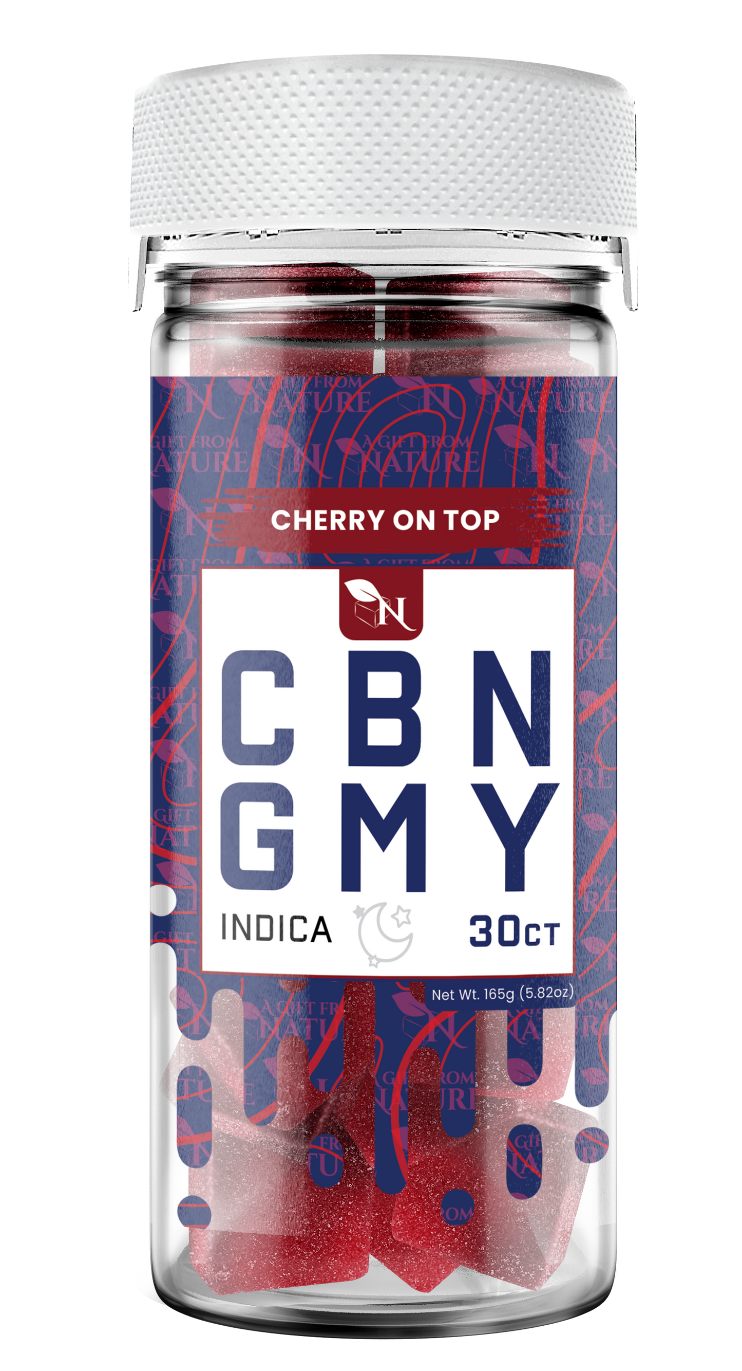 AGFN CBN GMY CBN INDICA Gummies I 1500MG/30ct/Jar