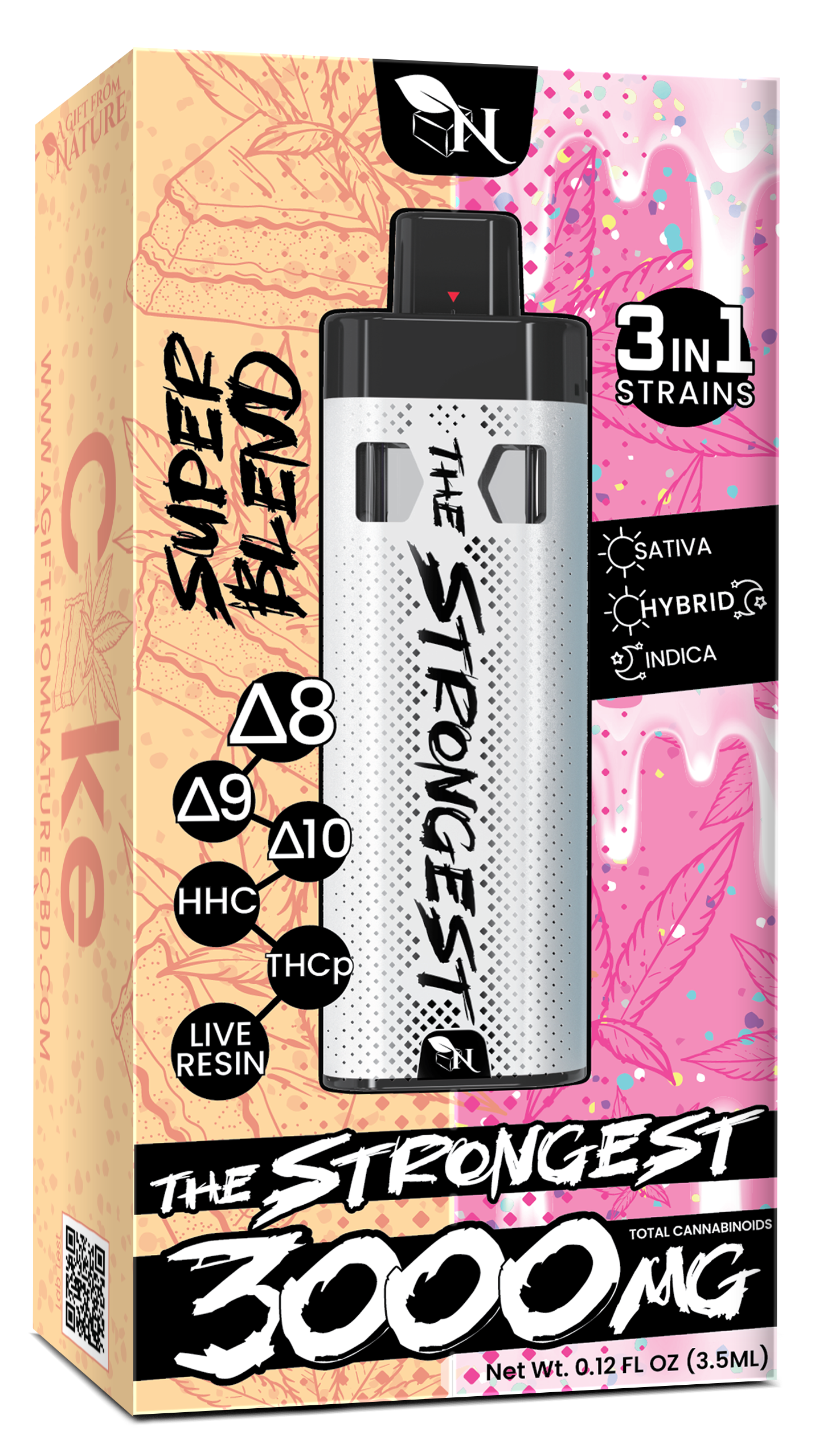 AGFN - The Strongest Super Blend THC Disposable I 3ML