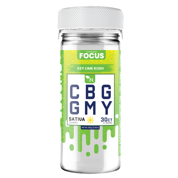 AGFN CBG GMY CBG SATIVA Gummies I 1500MG/30ct/Jar
