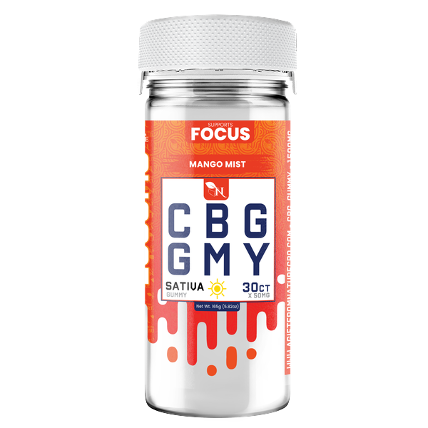 AGFN CBG GMY CBG SATIVA Gummies I 1500MG/30ct/Jar