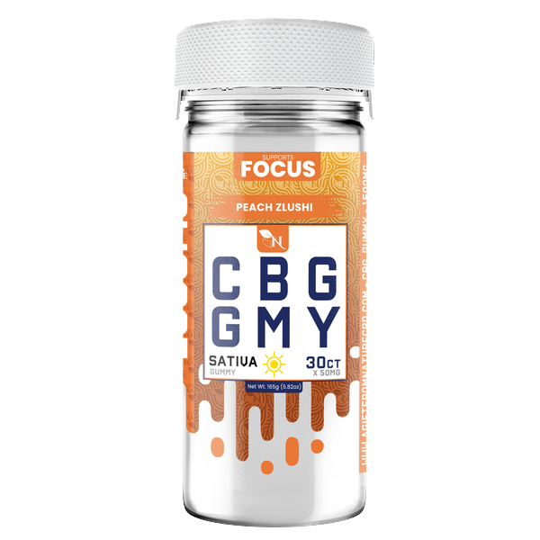 AGFN CBG GMY CBG SATIVA Gummies I 1500MG/30ct/Jar