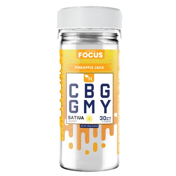 AGFN CBG GMY CBG SATIVA Gummies I 1500MG/30ct/Jar