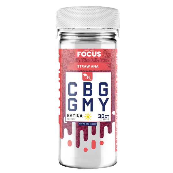 AGFN CBG GMY CBG SATIVA Gummies I 1500MG/30ct/Jar