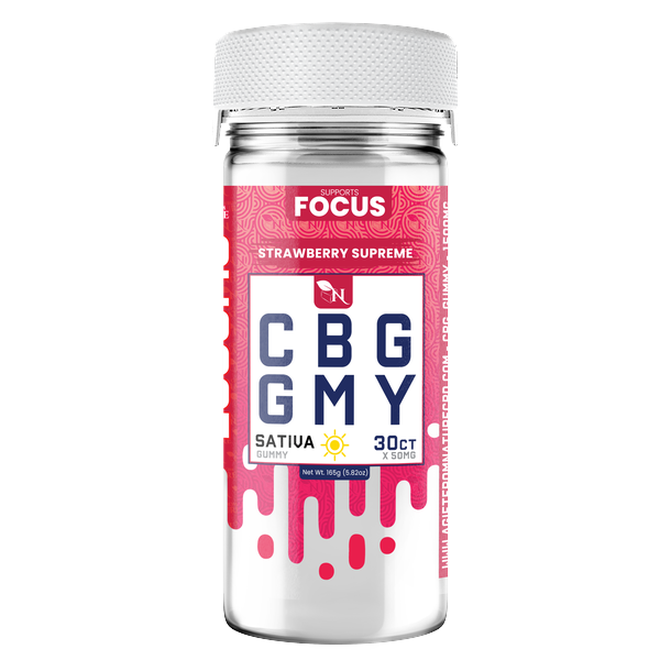 AGFN CBG GMY CBG SATIVA Gummies I 1500MG/30ct/Jar