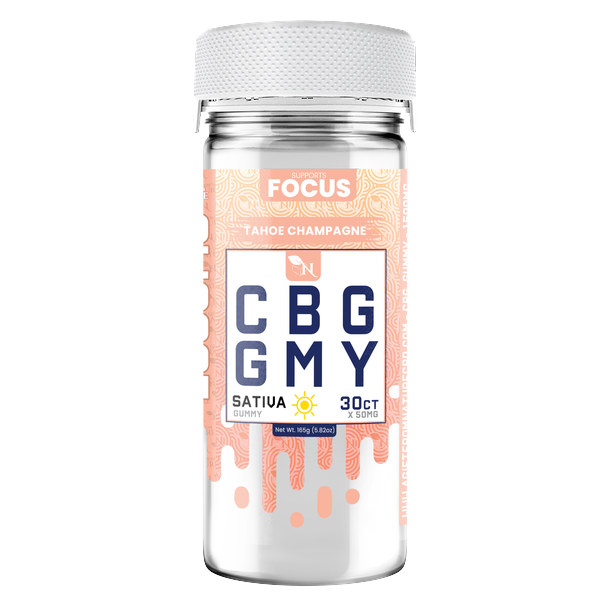 AGFN CBG GMY CBG SATIVA Gummies I 1500MG/30ct/Jar