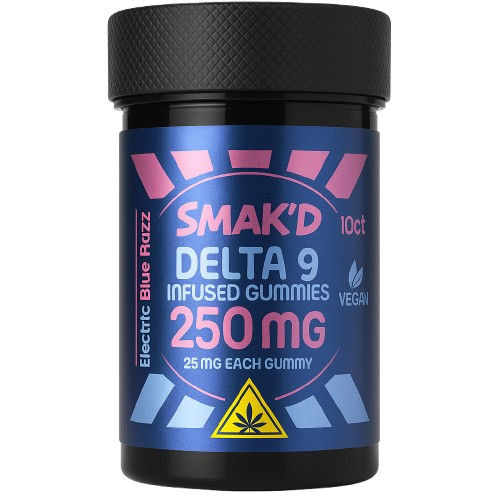 Smak'd Delta 9 THC Gummies I 250mg