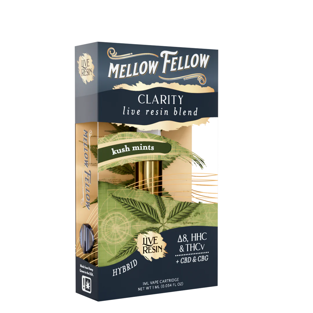 Mellow Fellow Live Resin Vape Cartridges I 1ML