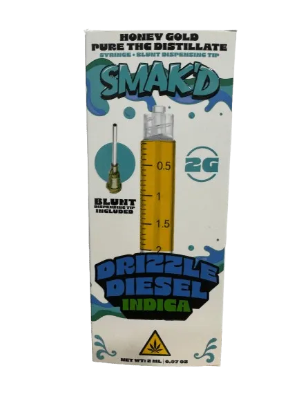 Smakd Honey Gold THC Pure Distillate Syringes 2g