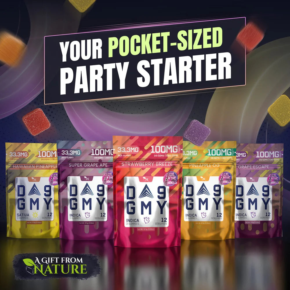 AGFN D9 GMY THC Gummies I 3CT