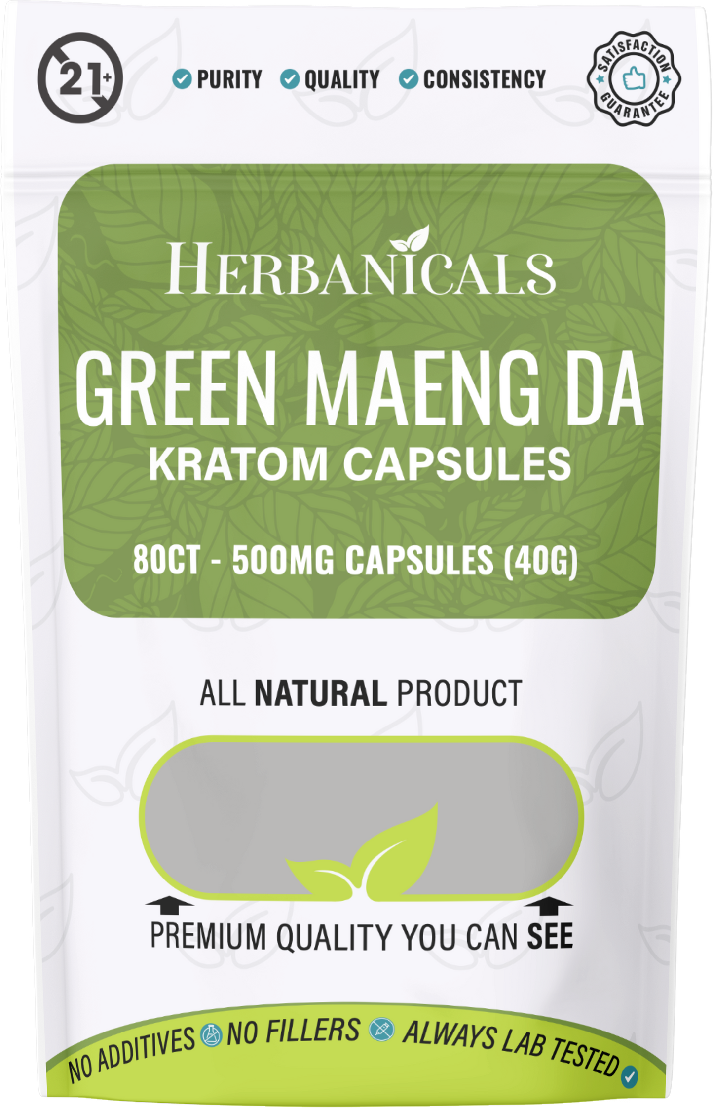Herbanicals Premium Quality Kratom Capsules